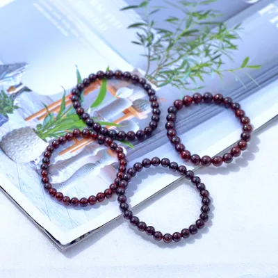 Reiki Crystal Bracelet Healing Natural Stone with Red Beaded Magnetic Fashion Style Feng Shui Gemstone Engraving