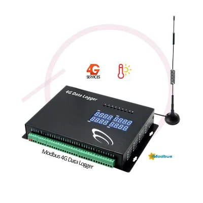 4G Network Modbus Digital Pressure Gauge With Data Logger Temperature Humidity Measuring