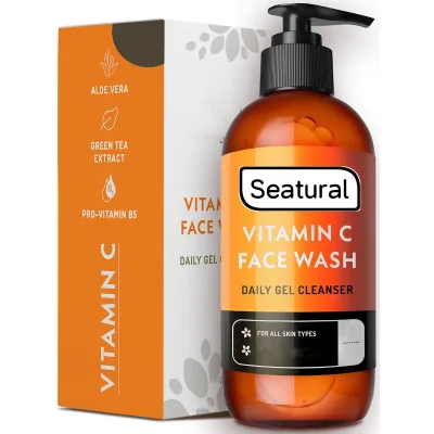 Private Label Natural Vitamin C Face Wash Brightening and Hydrating Vitamin C Facial Cleanser Cream