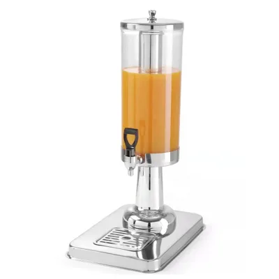Plastic Drink Dispenser Beverage Inverted Buffet Restaurant Plastic Juice Dispenser With Tap