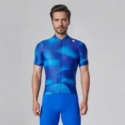 Personalized Short Sleeve Cycling Uniform Summer Racing Cyclingsweatshirts Quick Drying Breathable Men Road Cycling Clothing