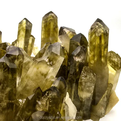 High Quality Wholesale Natural Big Citrine Cluster Crystal Craft Crystal Yellow Citrine Huge Cluster for Home Decoration