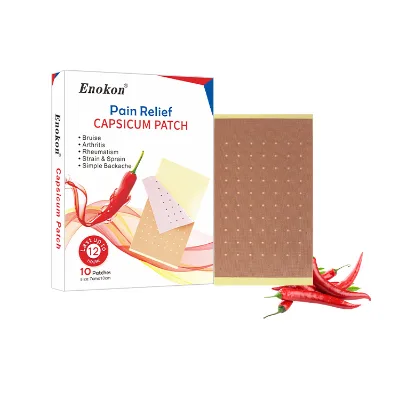 Enokon OEM ODM Pain Relieving Patches Hot Capsicum Chinese Plaster for Joints and Muscles From China