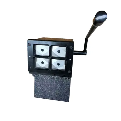 Four Dies Manual Heavy Duty ID Business Credit Card Name Cutter Die Cutting Machine