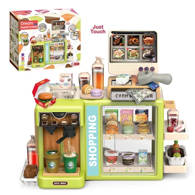 Most Popular Touch Coffee Maker Toy Pretend Play Coffee Set Make Coffee Toys for Kids