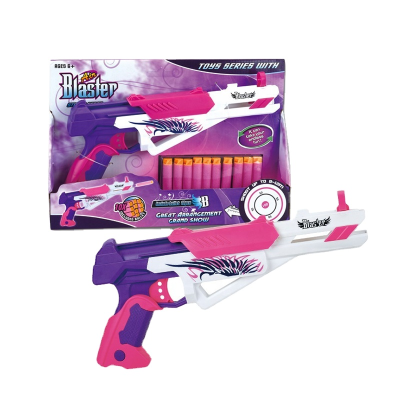 HOT Sale Toys Boys Girls Air Blaster EVA Soft Bullets Gun Toys Outdoor Rapid Fire Bullet Gun Launcher Shooting Game Kids Gift