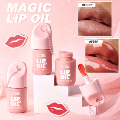 LumiShift Custom Supply Hot New Lip Care Cosmetic, OEM ODM Customizable Premium Clear Thermo Activated Color Shift Lip Oil