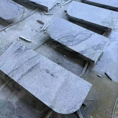 Natural China Viscount White Granite Light Granite With Grey Strips Random Veins Granite Slabs Tiles Factory Direct Price