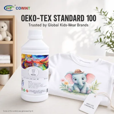 Premium PET Film Garment Decoration Printing High Cover Power Clog-Free Elastic 12 Months Shelf Life DTF Printer White Ink