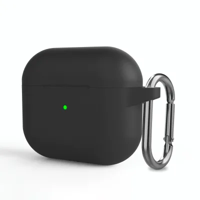 New Arrival Custom Design Soft Silicone Protective Case Cover Skin with Keychain for Airpods 3 2021