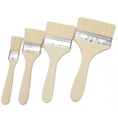Wooden Handle Paint  Brushes for Water Paint