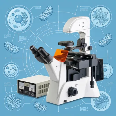 Inverted Fluorescence Microscope Phase Contrast Microscope for Living Cell Culture and Hospital
