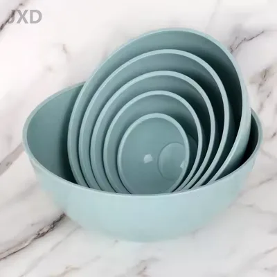 Wheat Straw Salad Bowl Set | Eco-Friendly Biodegradable Bowls for Picnic, Home or Food Service Use | Multi Sizes