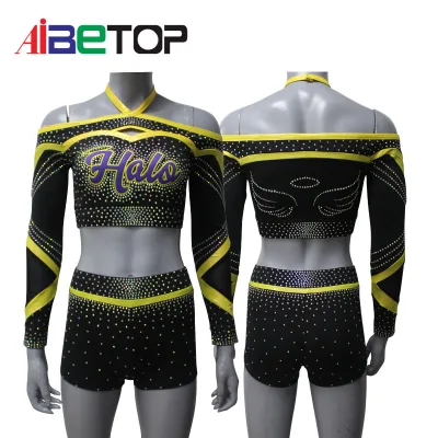 Girls' Netball Dress and Cheerleading Uniform Set OEM Design with Custom Logo Basketball Cheerleader Costume