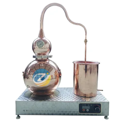 ZJ New Craft Liquor Distillery Machinery Factory 10L Destylator Alcohol Distiller Rum Distillery