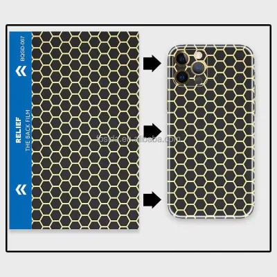 Advanced Varnish Texture Vinyl Materials A4 Size Cell Mtp Phone Back Skin for Phone Skin Cutter