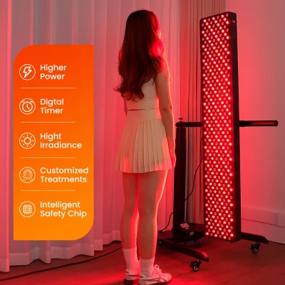 Red and Infrared Light Therapy for Body with Stand 660nm &850nm Wavelengths Hot Selling Device for Body at Home