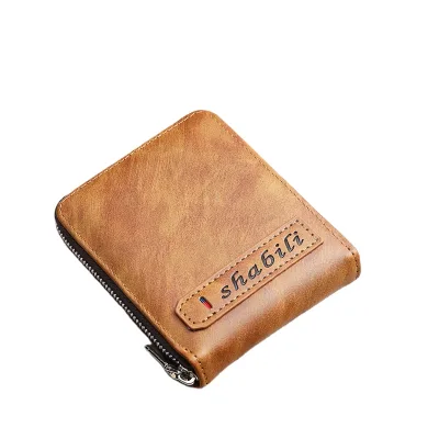 Classic Men's Wallet Short Retro Korean Multifunctional Card Bag New Youth Men's Wallet Wallet