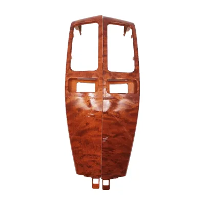 55474-60040 ABS New Car Interior Air Vent Grille Dashboard Panel Wood Color for for for Prado 120 FJ120 2003-2009