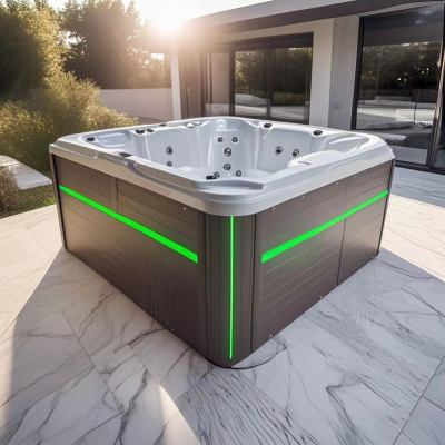 vortex Swim Spa Hot Tube Spa 5 Person whirlpool Pool Soaker Tub  Japanese Bathtub Inflatable Above Ground Pool Heater Spa