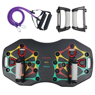 2023 Portable Multifunction Home Fitness Equipment-Resistance Band Push-up Rack Board for Press-ups and Sports Entertainment