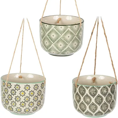 ceramic Ria Hanging Planter (1 Random Supplied)