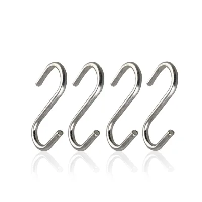 Custom Production Stainless Steel S Hooks for Industrial Curtain Hooks