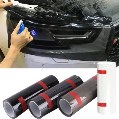 Wholesale Price Automotive TPU Headlight Tinted Film Car Lamp Glass Film Protection Led Headlight Film for Car Decoration