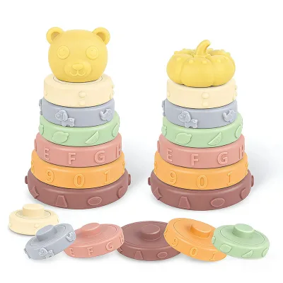 Baby Montessori Sensory Educational Toys with Interactive Activities and Funny Building Blocks