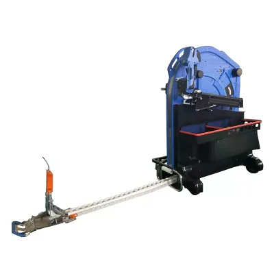 Hot-selling Electric Automatic Intelligent Pallet Threading Machine with Motor Easy to Operate Wood Case Packaging