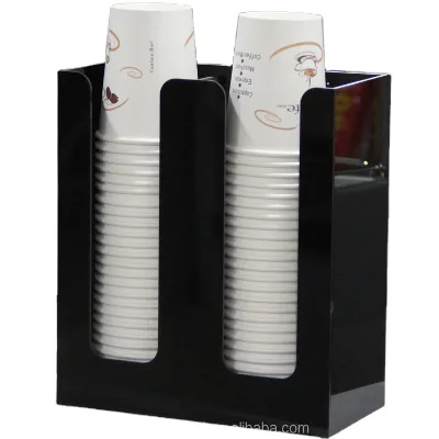 Coffee Tea Shop Plastic Cups Acrylic Cup Holder