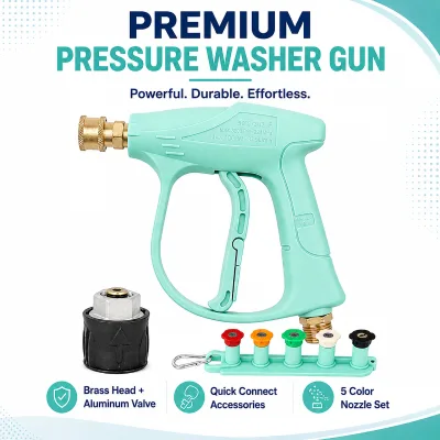 Pressure Washer Spray Nozzle, Foam Cleaning Tip with Quick Connect for Power Washer, Car Wash and Vehicle Cleaning