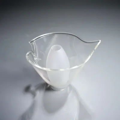 Clear Flow Glass Fair Cup Zen Harmony Glass Tea Pitcher