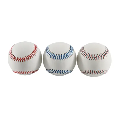 OEM ODM Custom Logo High Quality Full Grain Cowhide Leather 9" 5oz Baseball for Official Games with 85% Wool Windings