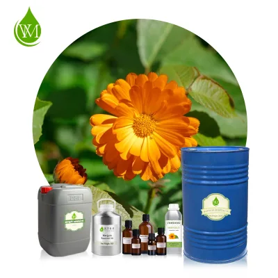 Wholesale Price Cold Pressed Calendula Oil Face Body Cosmetic Oil Marigold Oil Bulk