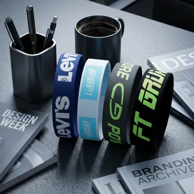 Custom Logo Pattern Elastic Jacquard Cotton Nylon Polyester Webbing Strap Ribbon With Logo