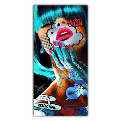 Graffiti Cool Girl Art Hot Sale Print Canvas Poster Abstract Colorful Girl Home Decor Wall Art Print HD Poster Canvas Painting