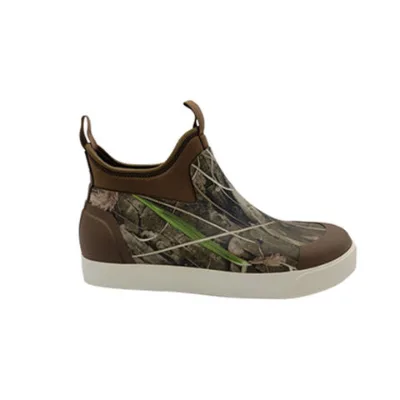 Men's rain boots,hunting boots,Camouflage rubber rain boots,rubber rain boots,Light Brown,Neoprene rain boots,Ankle boots