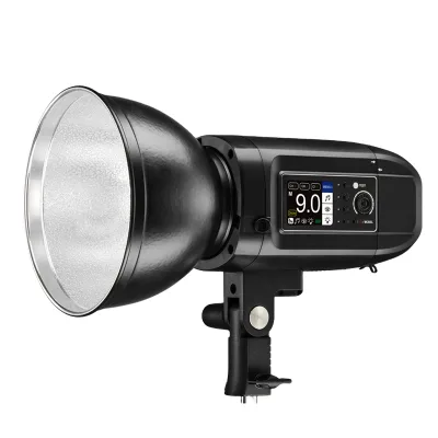 Jinbei Hd400 Pro 400w Gn66 5500k Continuous Output Lighting Fast Recycling Lithium Led Video Battery Flash Light