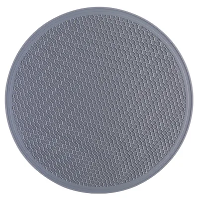 30cm Extra Large Round Silicone Honeycomb Trivet, Heat Resistant Non-Slip Multifunctional Microwave Insulation Coaster