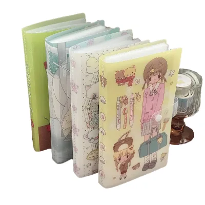 1 Sticker Storage Book Film Cutting Roll Bizarre Abstract Salt Style Nail Art Manual PP Material Back School/Graduation Desktop