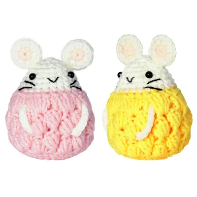 Crochet Kit for Beginners DIY Knitting Animal Starter Kit Beginner for Adults DIY Material Package