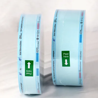 Medical Flat Autoclave Sterilization Pouch Roll