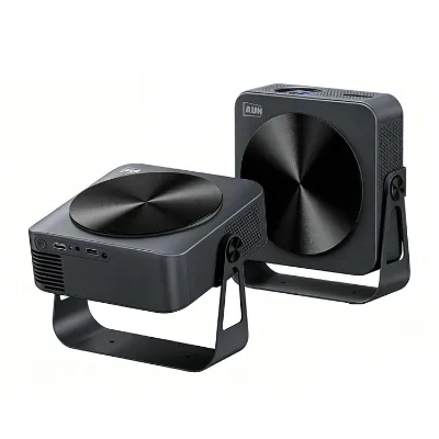 Wholesale LCD Display AUN A005 1080P 760ANSI Smart Projector with Holder Plug:EU/US/UK/AU Plug