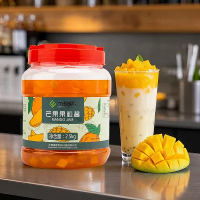Sweet Mango Fruit Jam for Asian Desserts & Smoothies - Ready-to-Use, 20Y Manufacturer, Custom Packaging