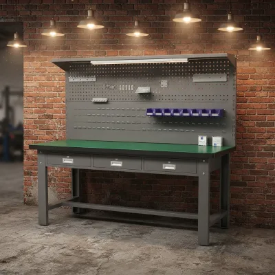 Modern Steel Workbench Light Heavy-duty Factory Workshop Assembly Line Operation Platform Multifunctional Maintenance Outdoor