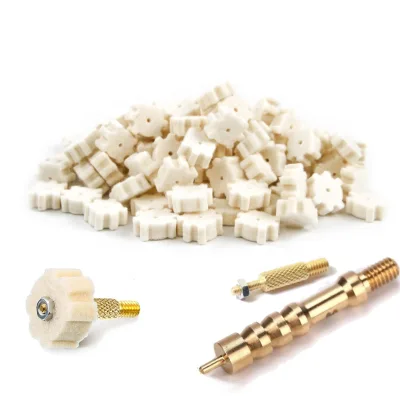 Hunting Replacement Chamber Cleaning Pads Chamber Cleaning Mop .223/5.56 Wool Felt Bore Brush Gun Cleaning Kits