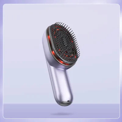 Electric Scalp Massager Head Handheld Portable Scratcher Hair Growth Hair Oil Applicator Brush Cordless Red Light Technology