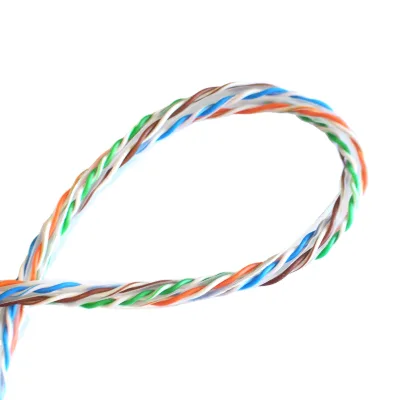 Cat5 Cat6 Semi-finished 4pairs Twist Pair Without PVC Jacket Pass test High-quality 5800m/roll to Support who Have Jacket Line