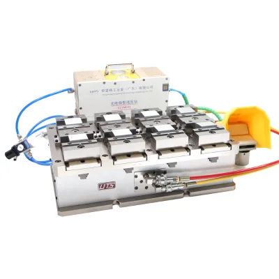 8 Station Hydraulic Matrix Fixture CNC Multi Station Hydraulic Clamping Jig High Precision Batch Machining Workholding Tool Vise